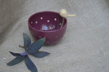 Handmade ceramic colander