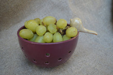 Handmade ceramic colander