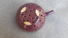 Wheel thrown stoneware colander