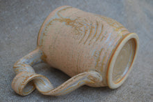 Ceramic stoneware mug rustic style