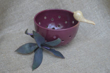 Handmade ceramic colander