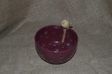 Handmade ceramic colander
