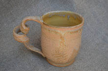 Ceramic stoneware mug rustic style